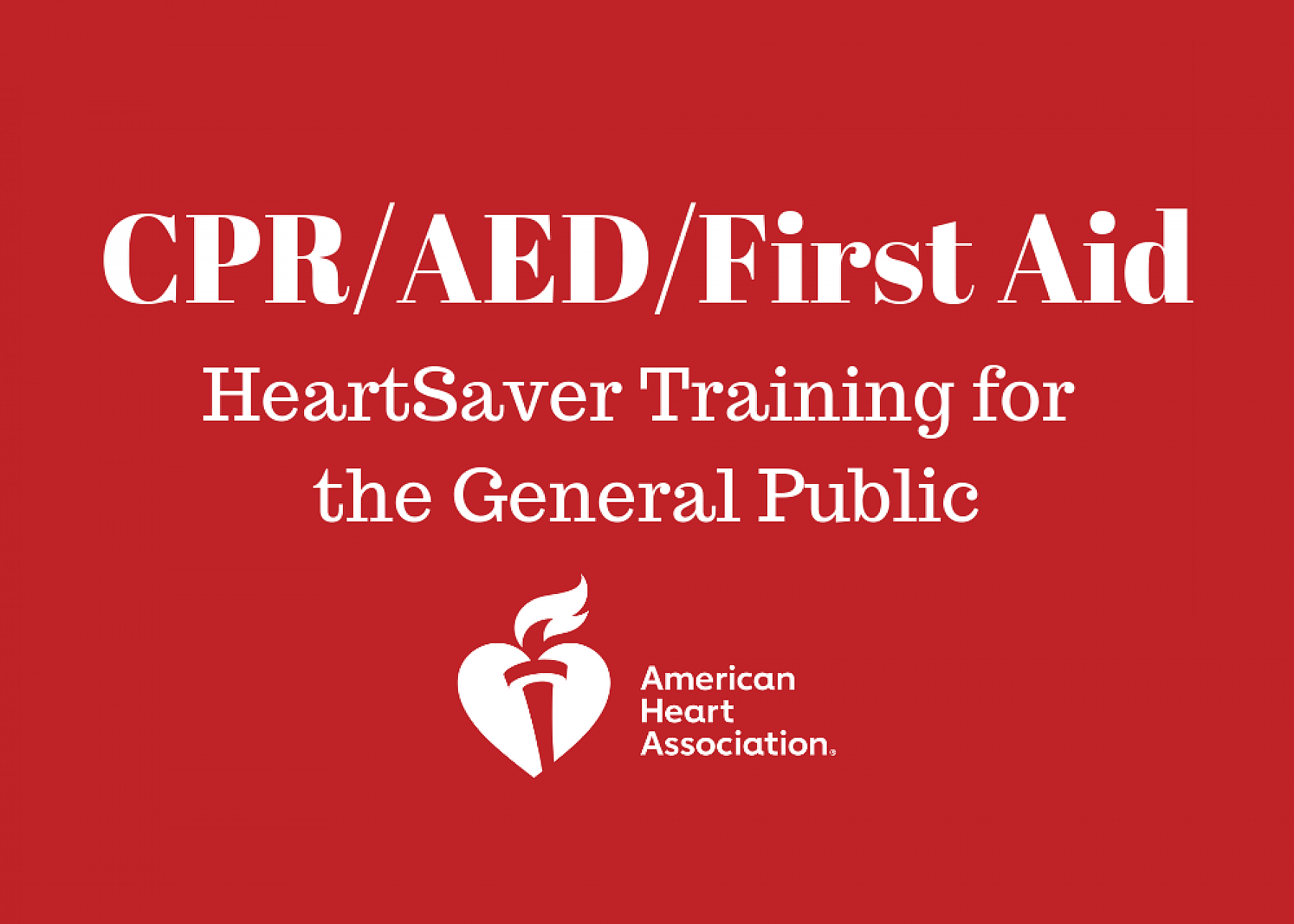 Cpr Aed First Aid